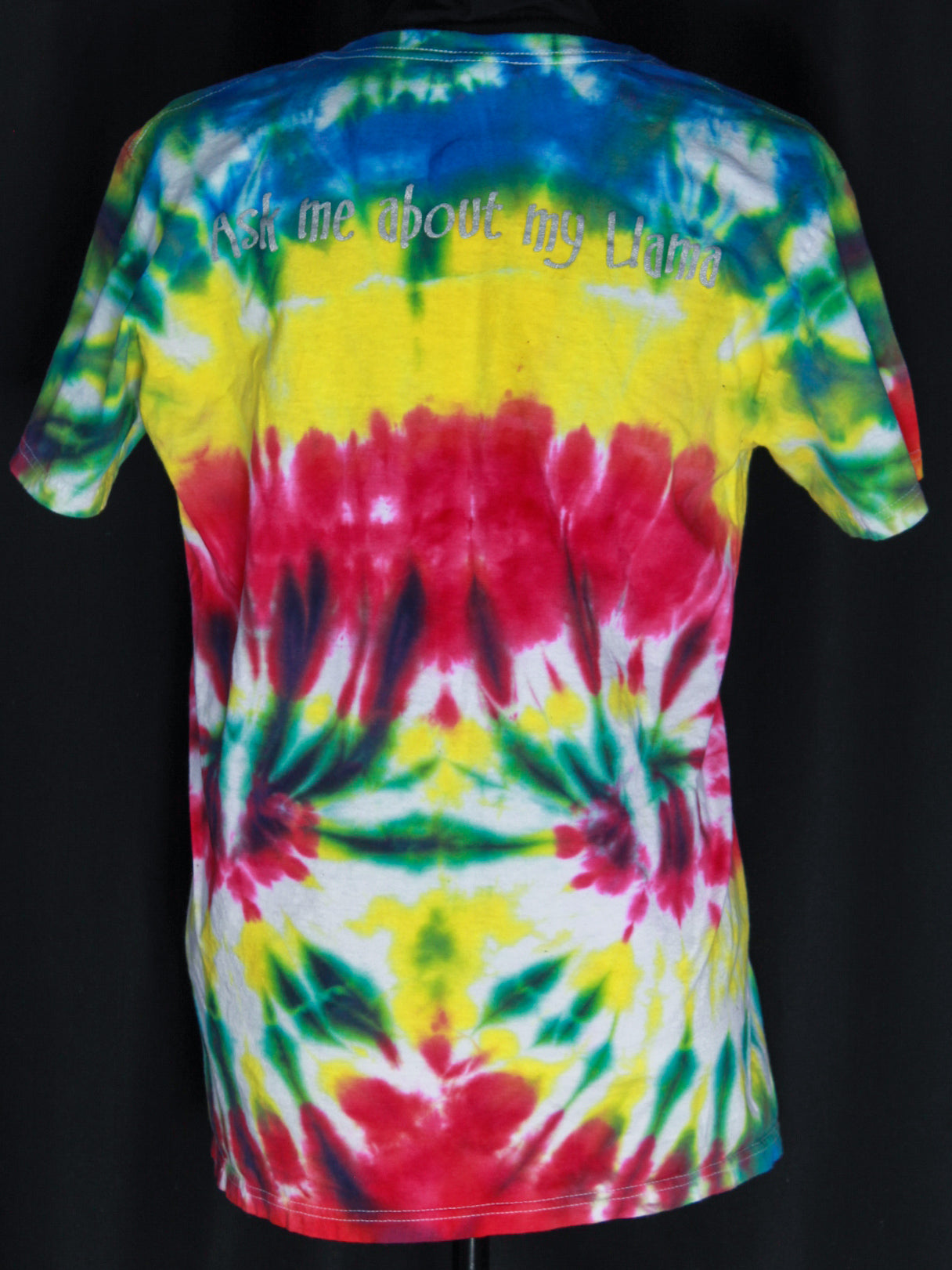 Looming Llama Tie Dyed T-Shirt