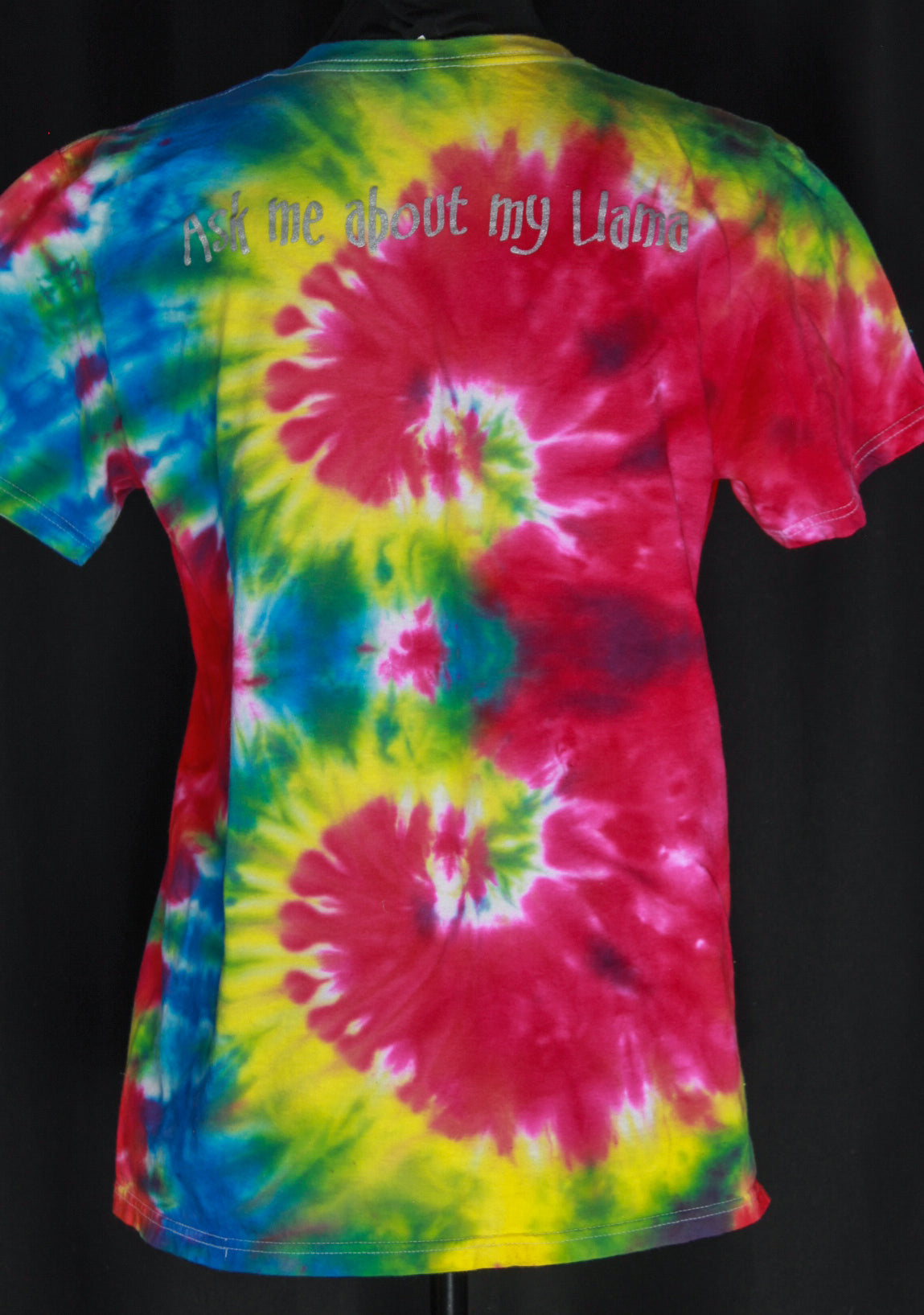 Looming Llama Tie Dyed T-Shirt