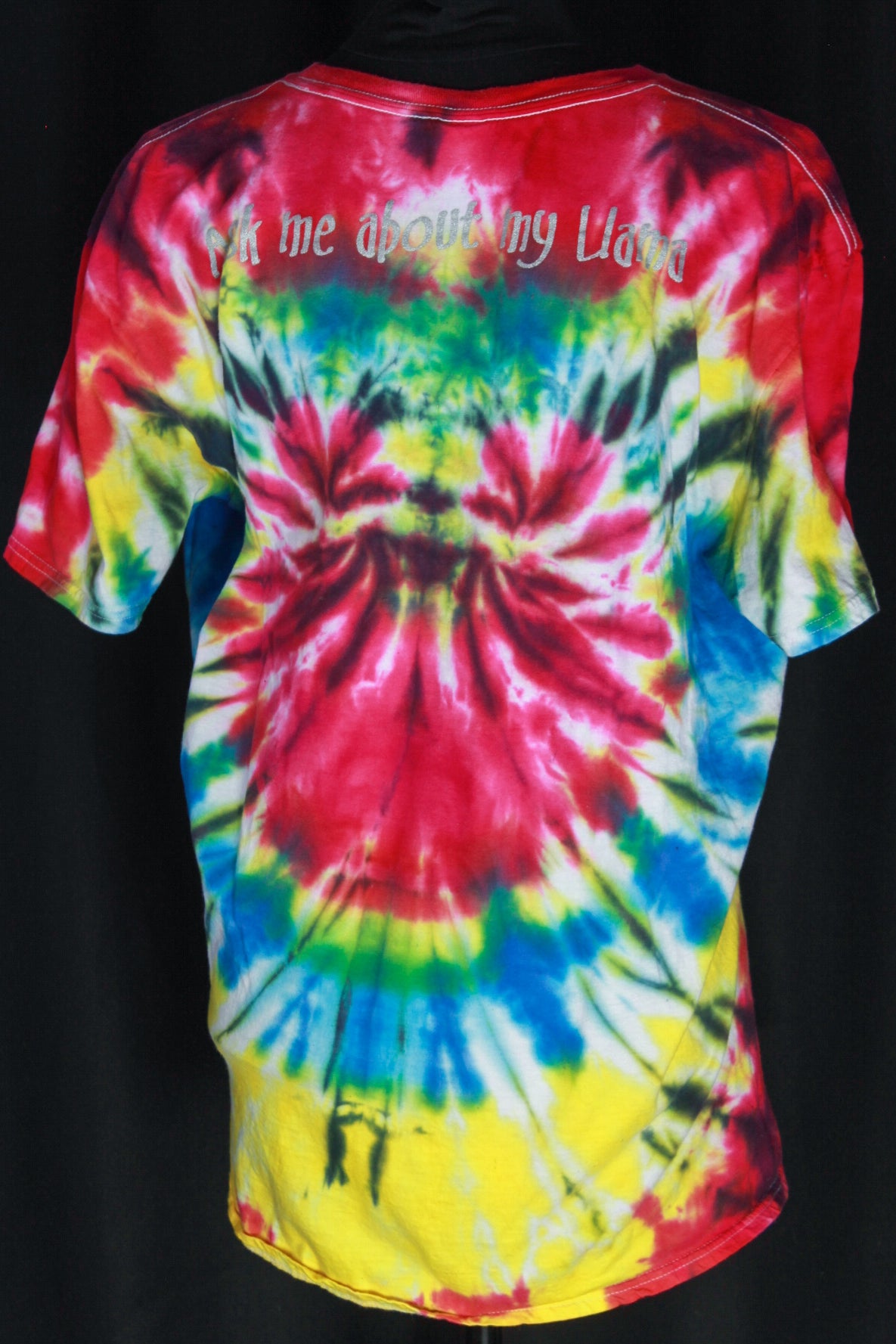 Looming Llama Tie Dyed T-Shirt