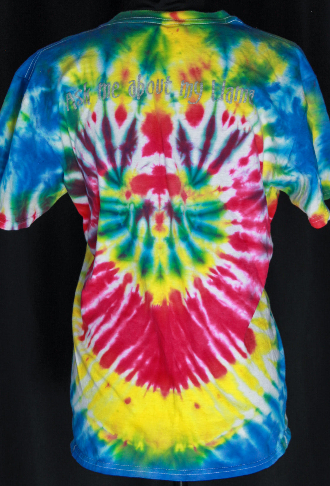 Looming Llama Tie Dyed T-Shirt