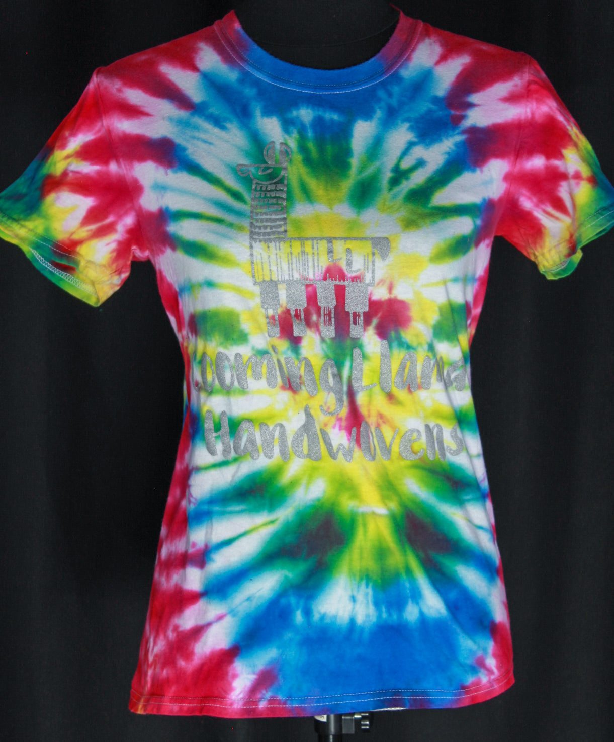 Looming Llama Tie Dyed T-Shirt
