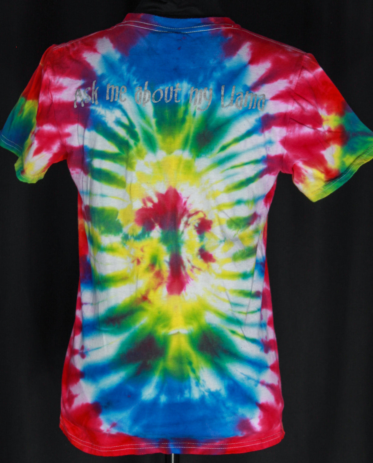 Looming Llama Tie Dyed T-Shirt