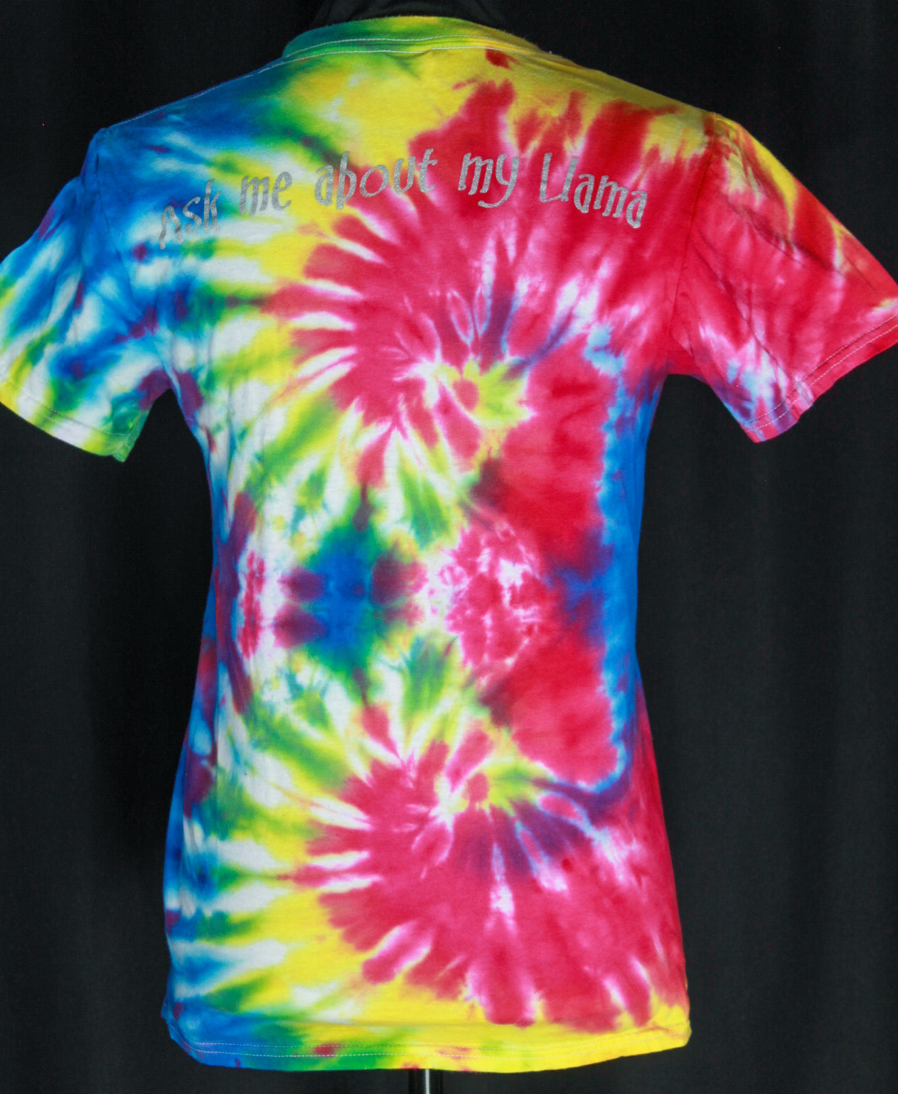 Looming Llama Tie Dyed T-Shirt