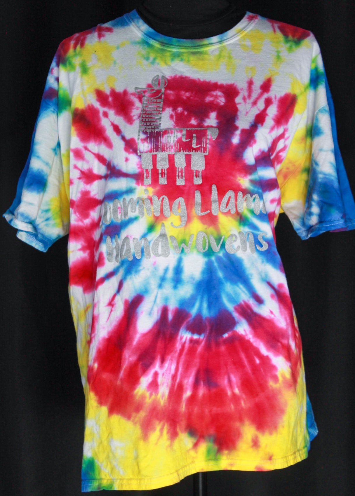 Looming Llama Tie Dyed T-Shirt