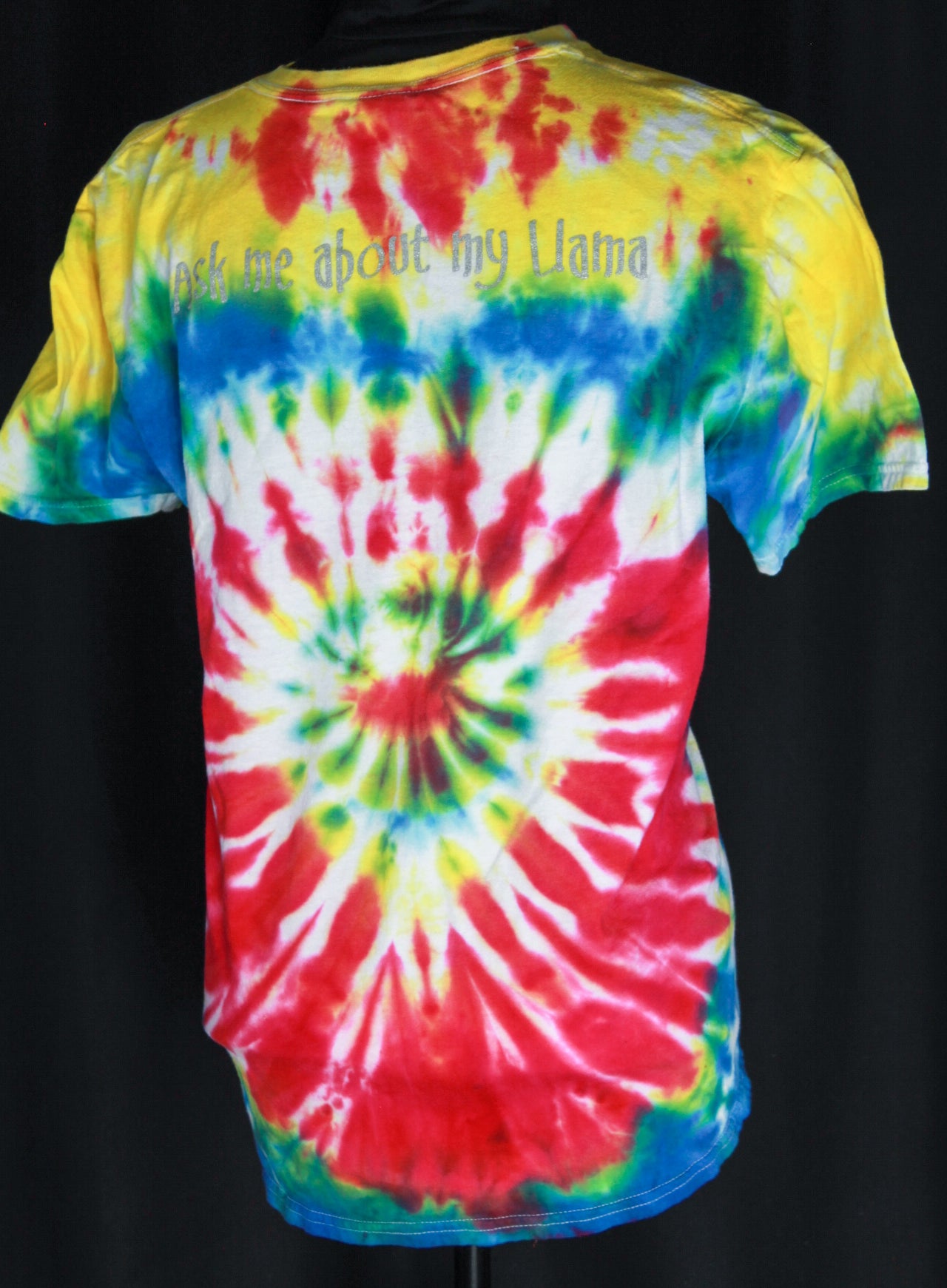 Looming Llama Tie Dyed T-Shirt