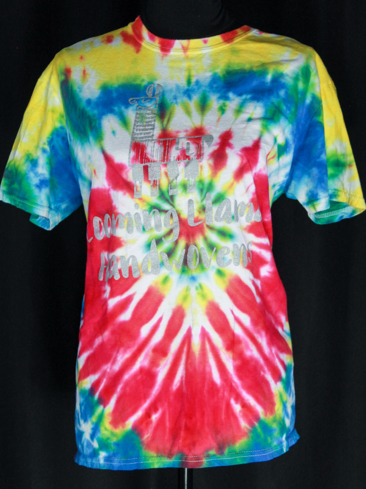 Looming Llama Tie Dyed T-Shirt