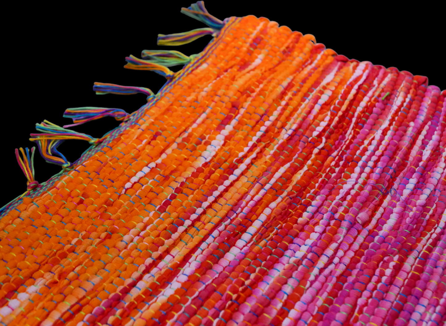Rag rug - 23 inches x 39 inches