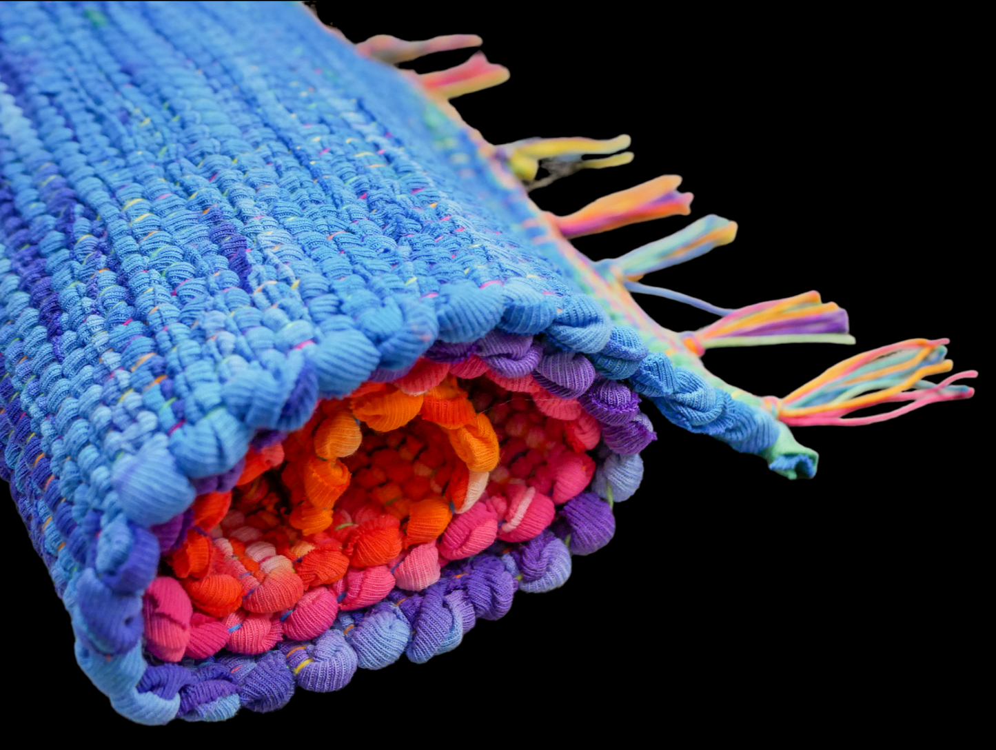 Rag rug - 23 inches x 39 inches