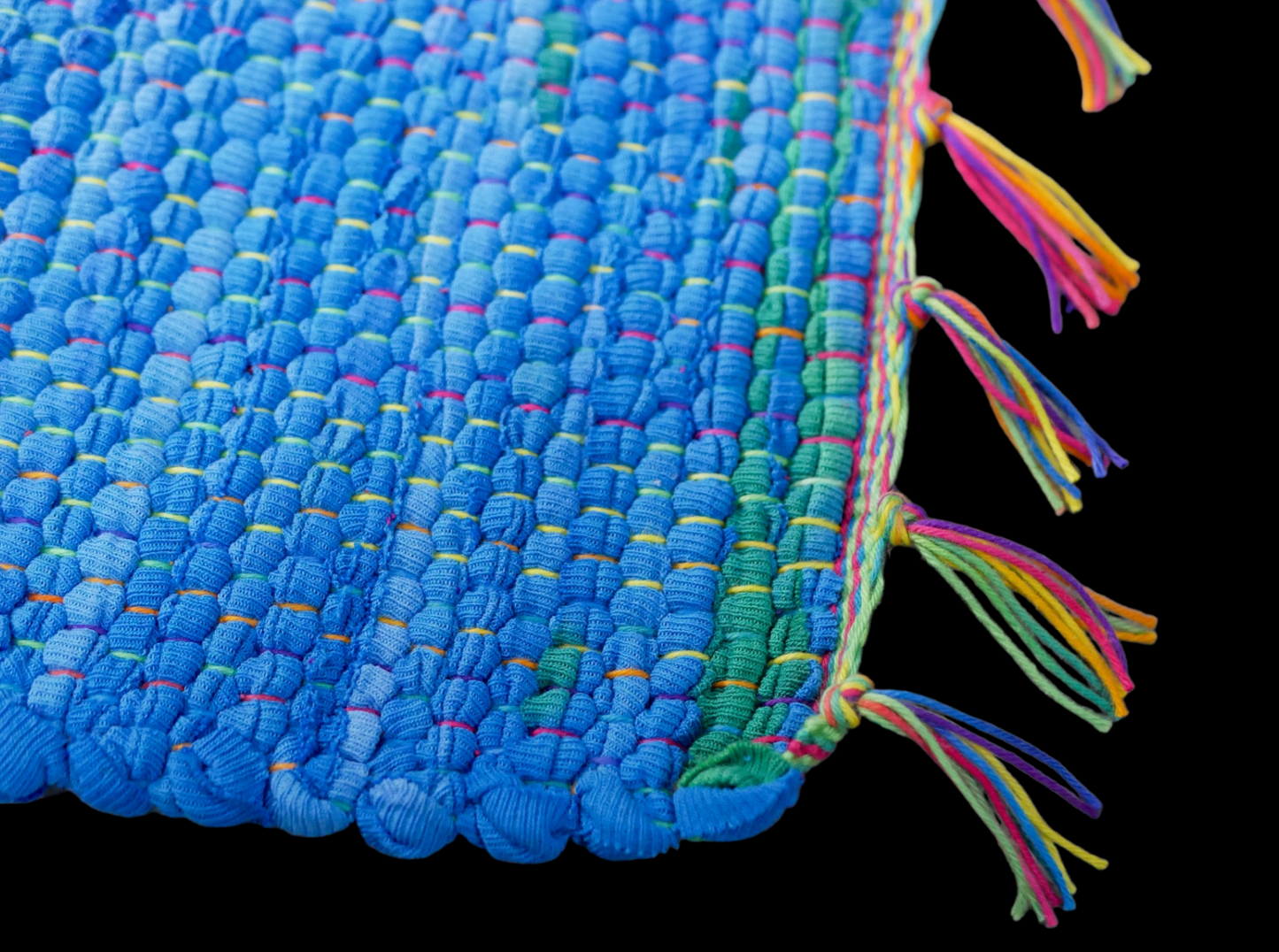 Rag rug - 23 inches x 39 inches
