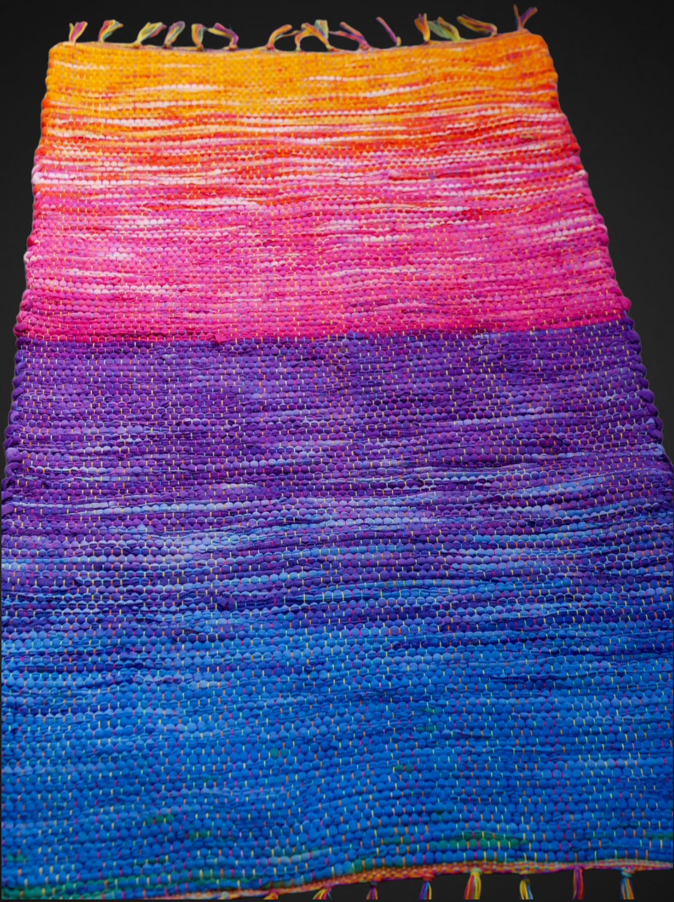 Rag rug - 23 inches x 39 inches