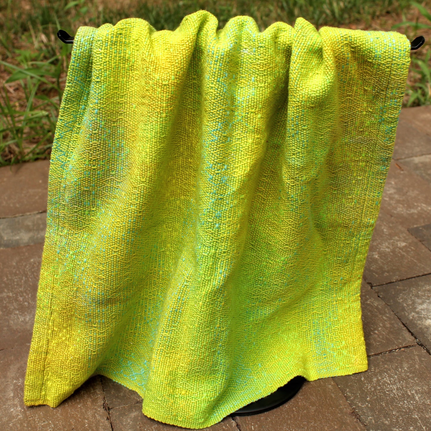 Handwoven Towel - "Get Off My Lawn!"