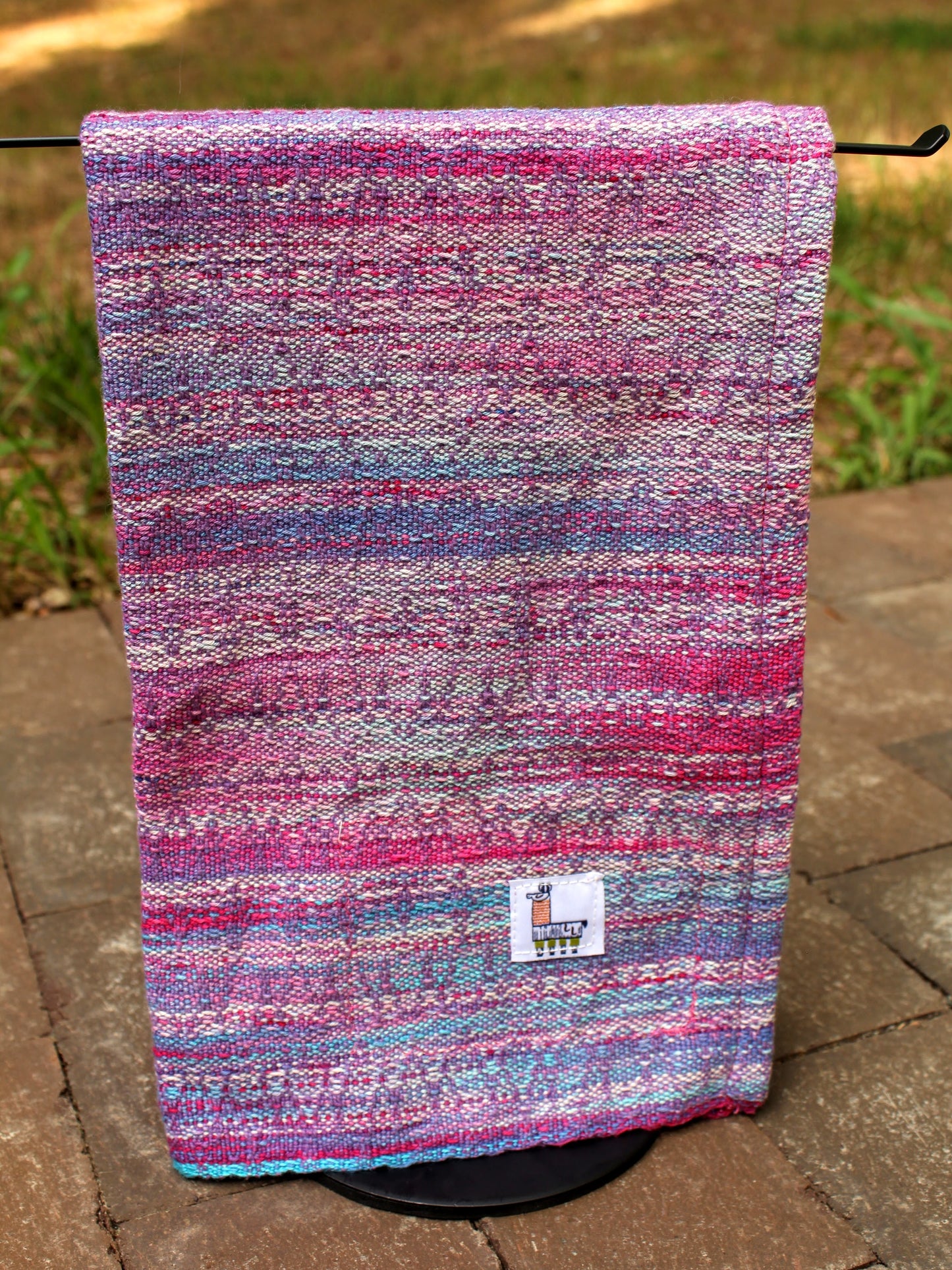 Handwoven Towel - "Cotton Candy"