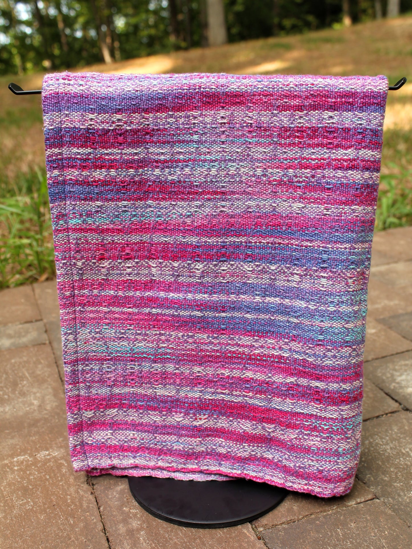 Handwoven Towel - "Cotton Candy"