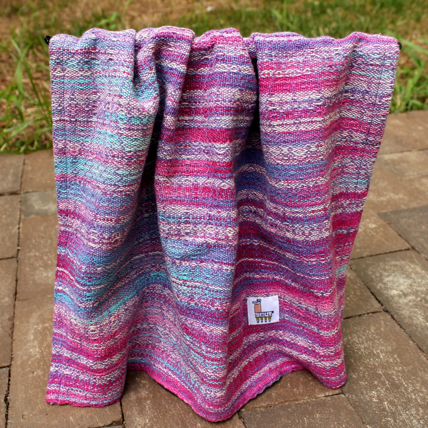 Handwoven Towel - "Cotton Candy"
