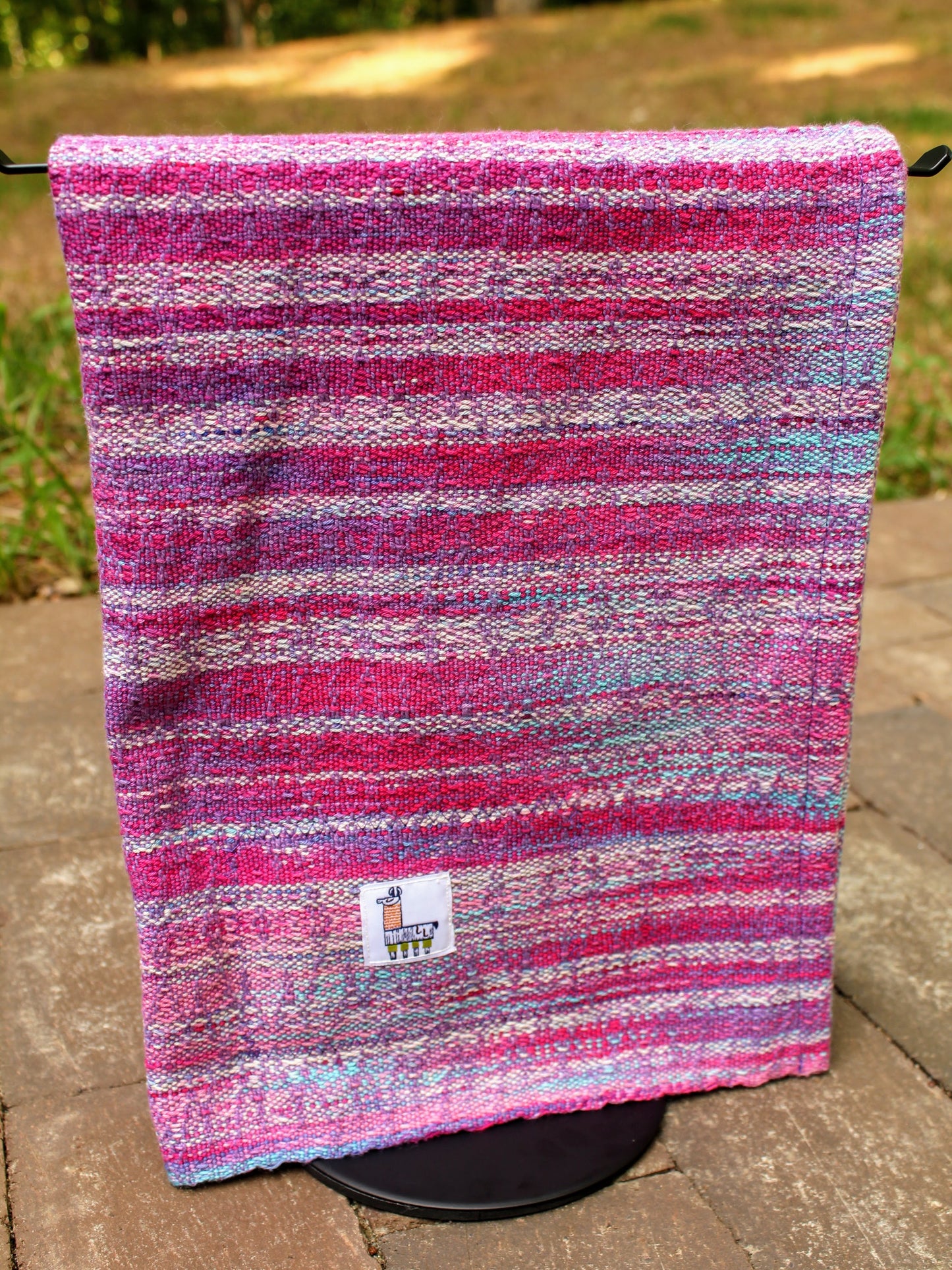 Handwoven Towel - "Cotton Candy"