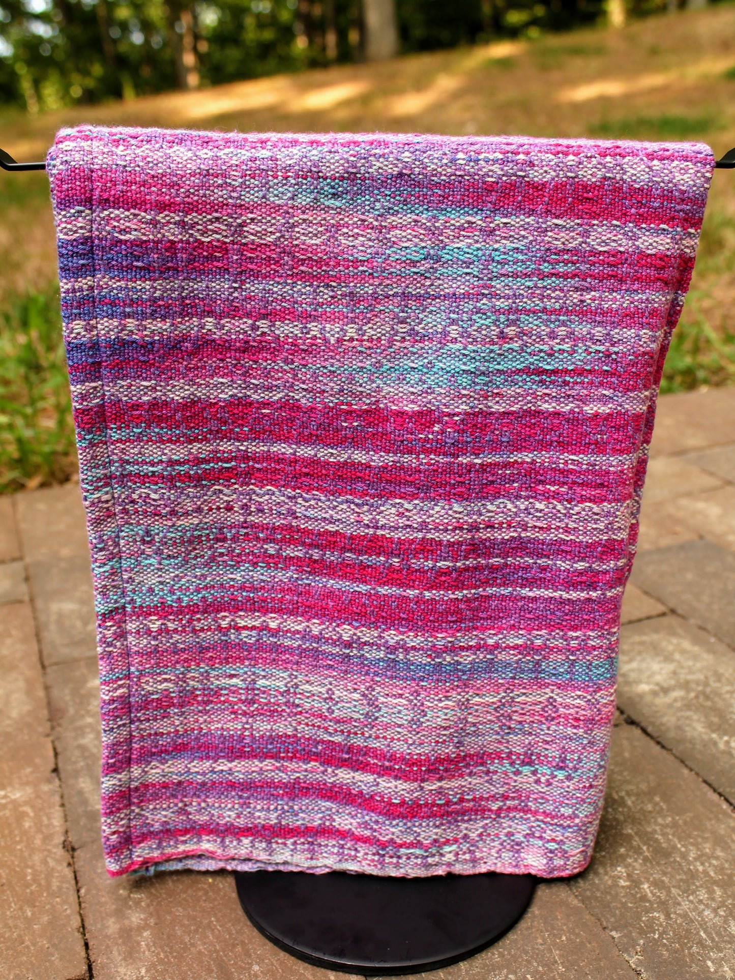 Handwoven Towel - "Cotton Candy"