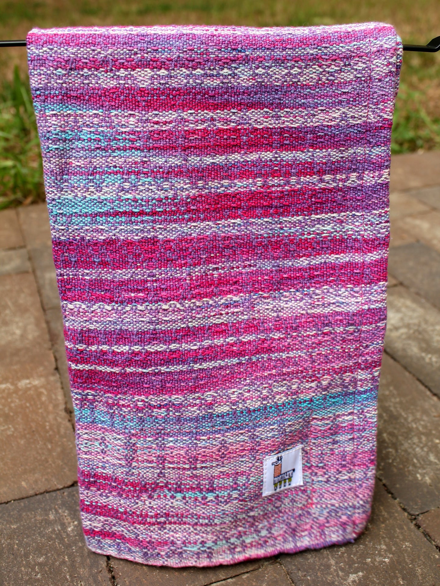 Handwoven Towel - "Cotton Candy"