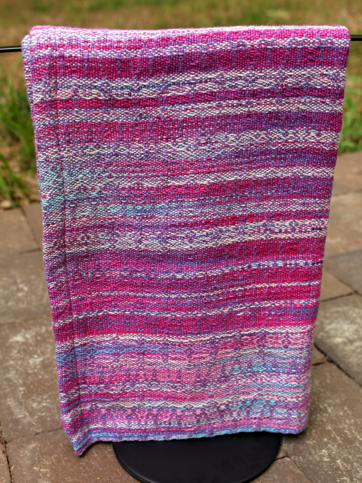 Handwoven Towel - "Cotton Candy"