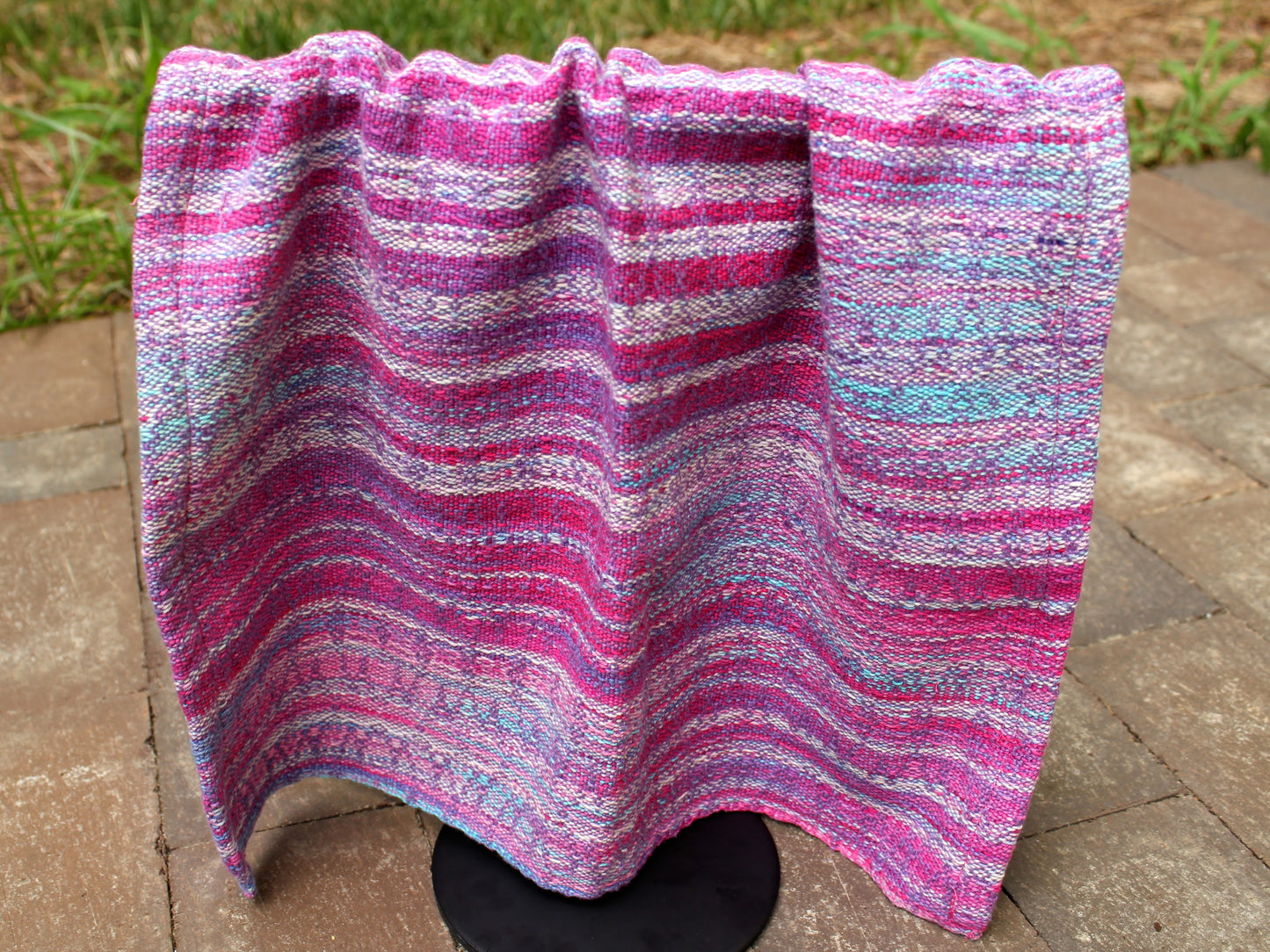 Handwoven Towel - "Cotton Candy"