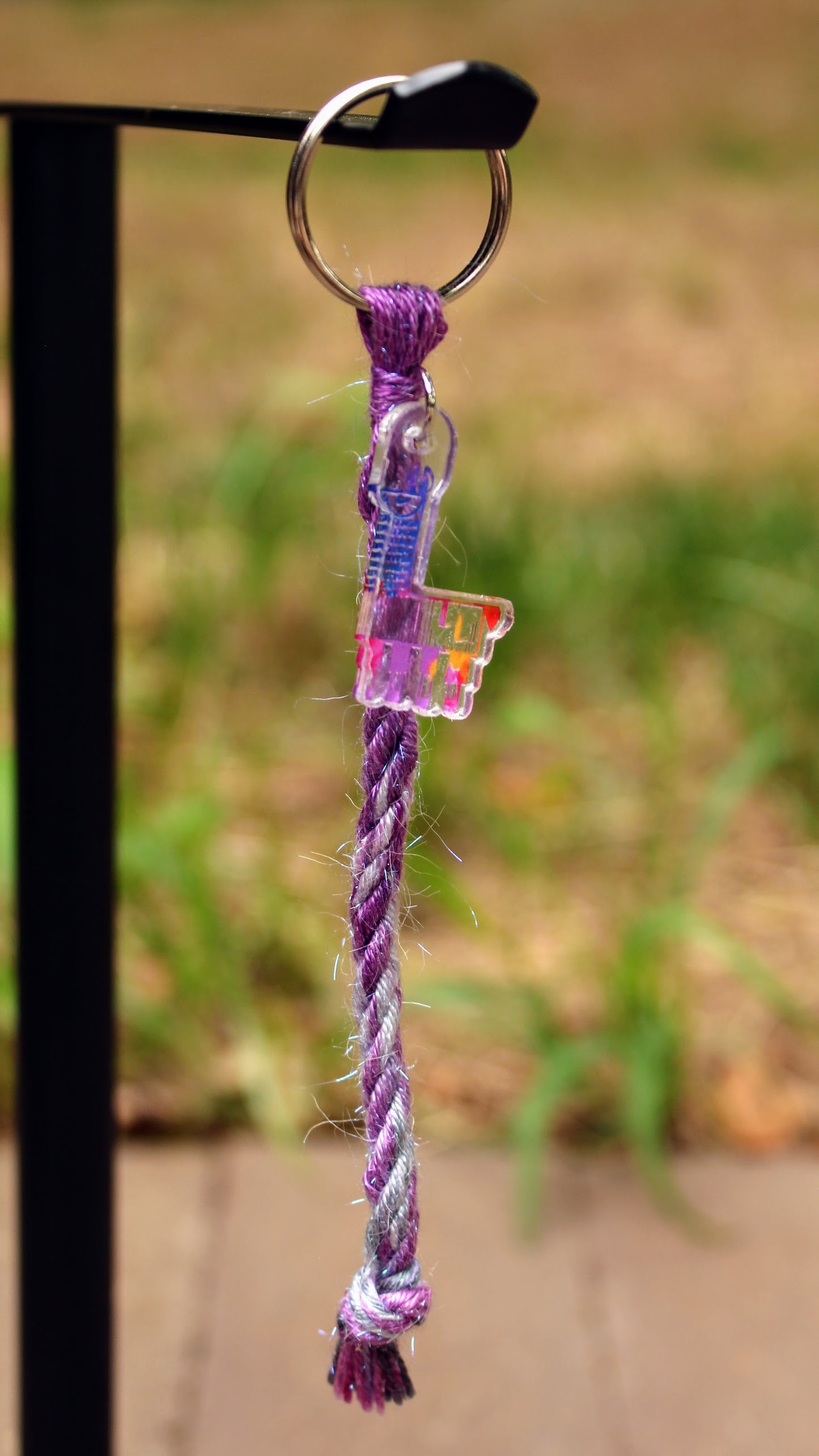 Key Chain - Fringe with Llama Charm