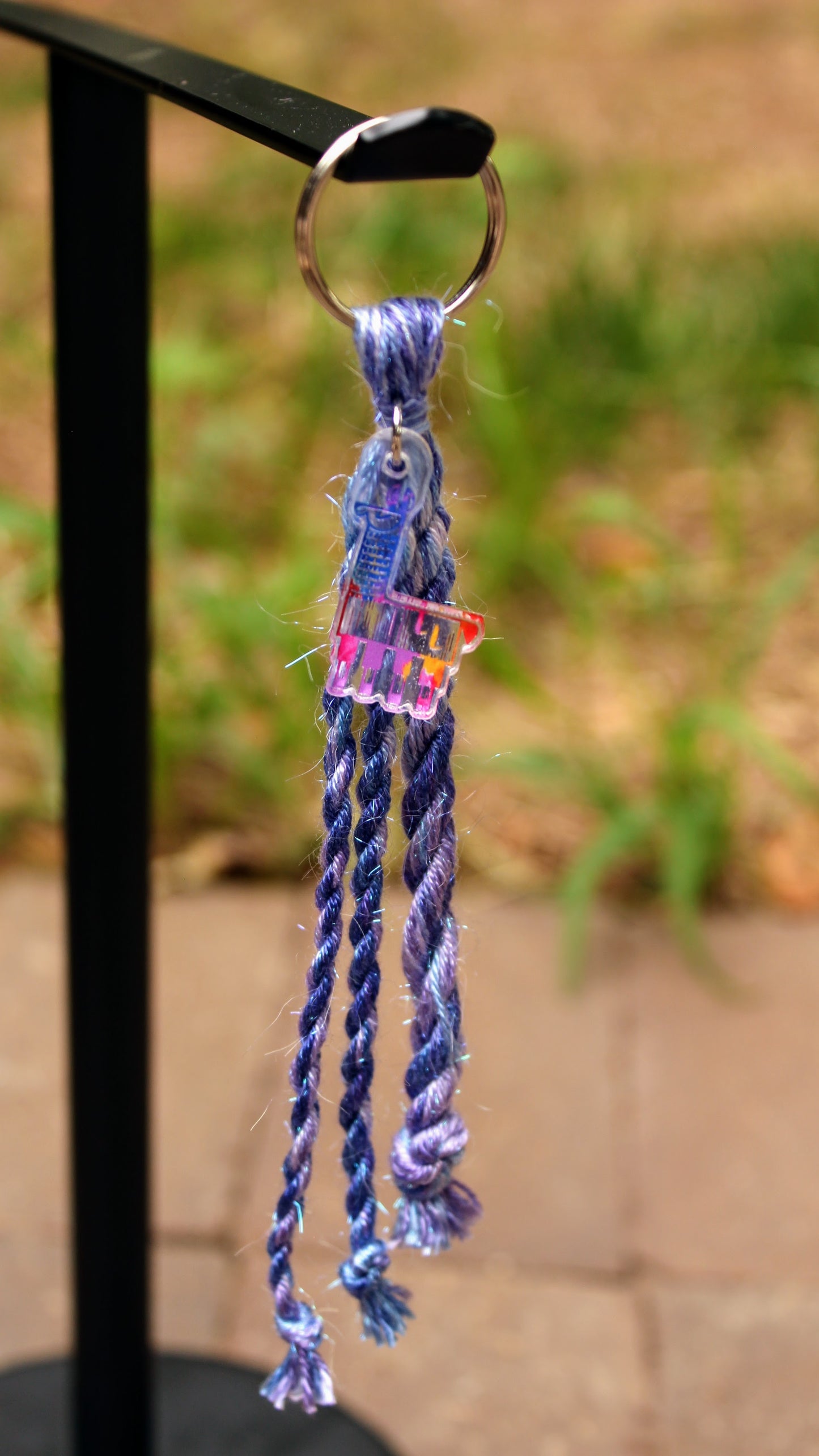Key Chain - Fringe with Llama Charm