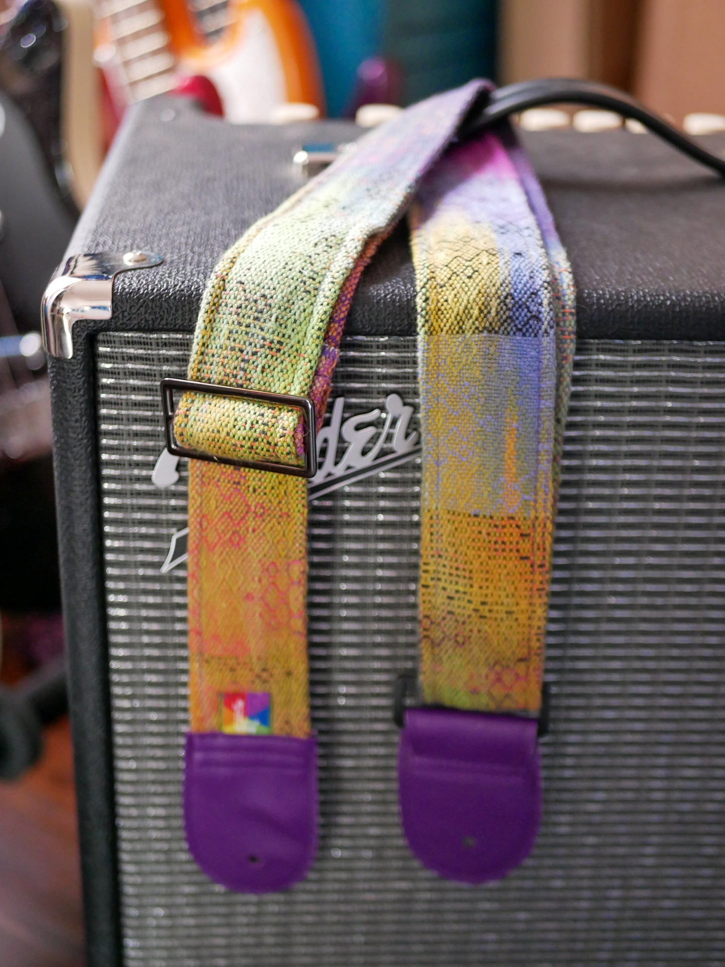 Handwoven Guitar Straps - Magic Forest - Free US Shipping