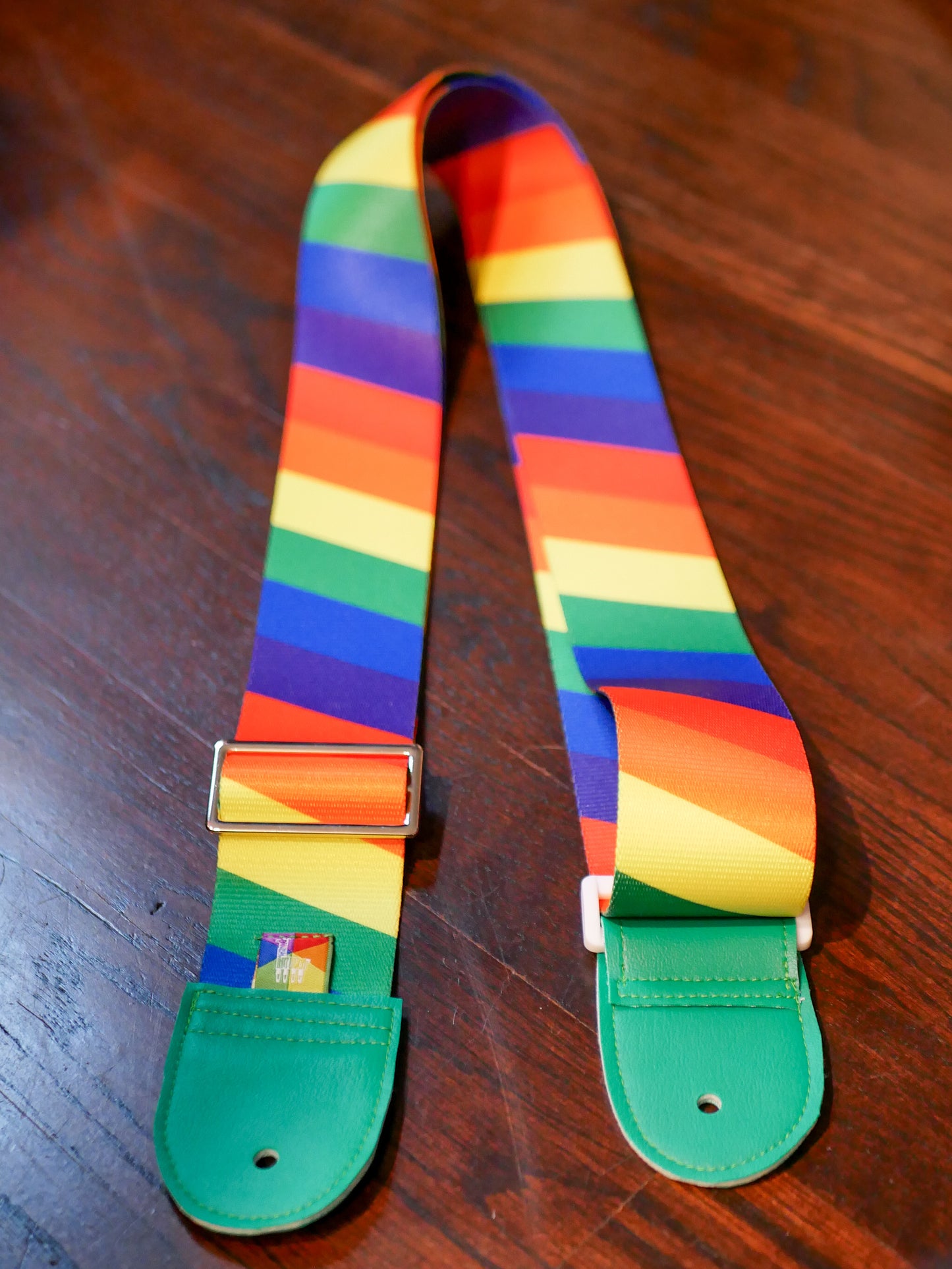 READY TO SHIP Rainbow Guitar Straps - Free US Shipping