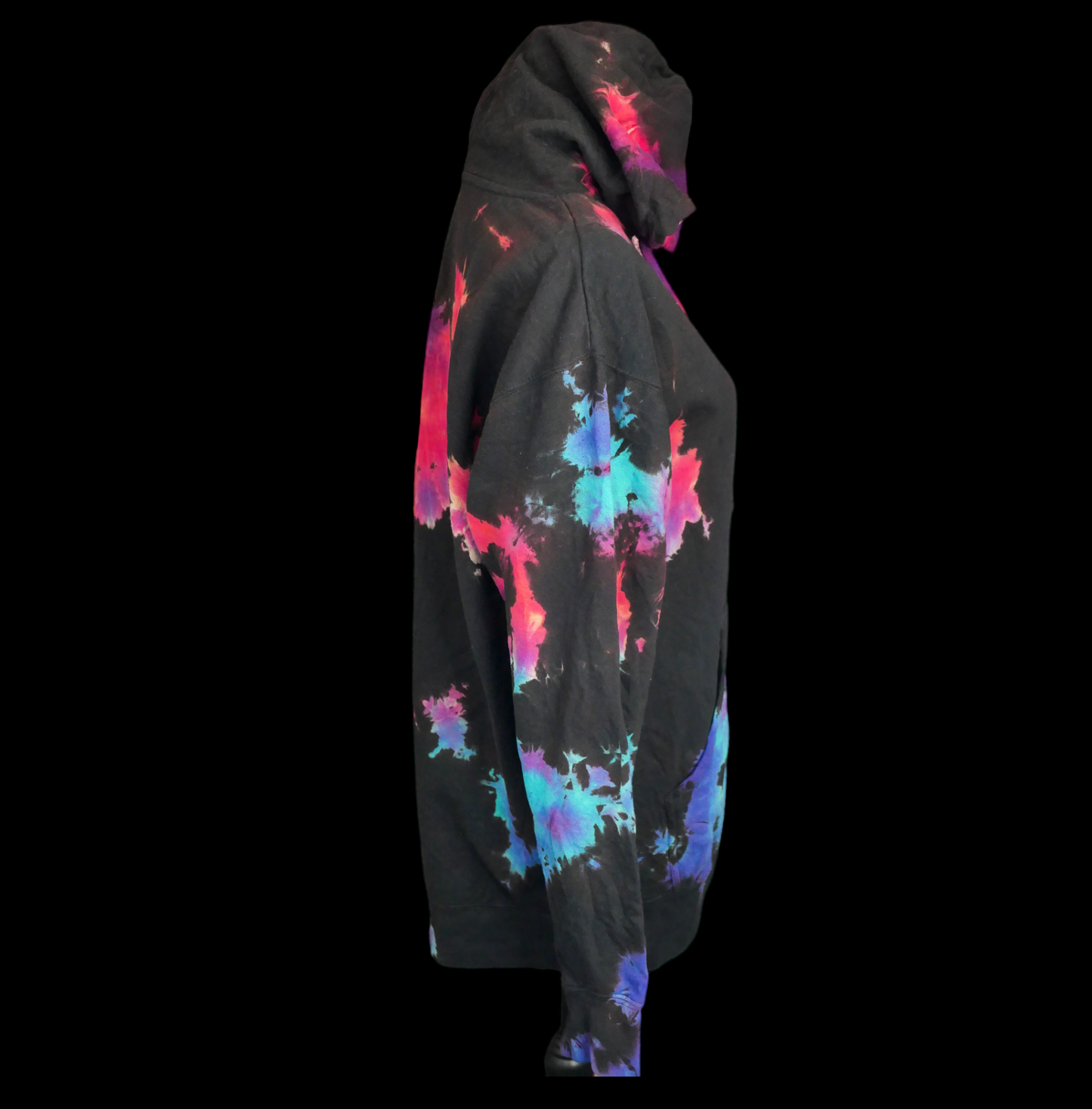 Hand Dyed Hoodie -- Haute Couture -- Size Large -- Ready to Ship