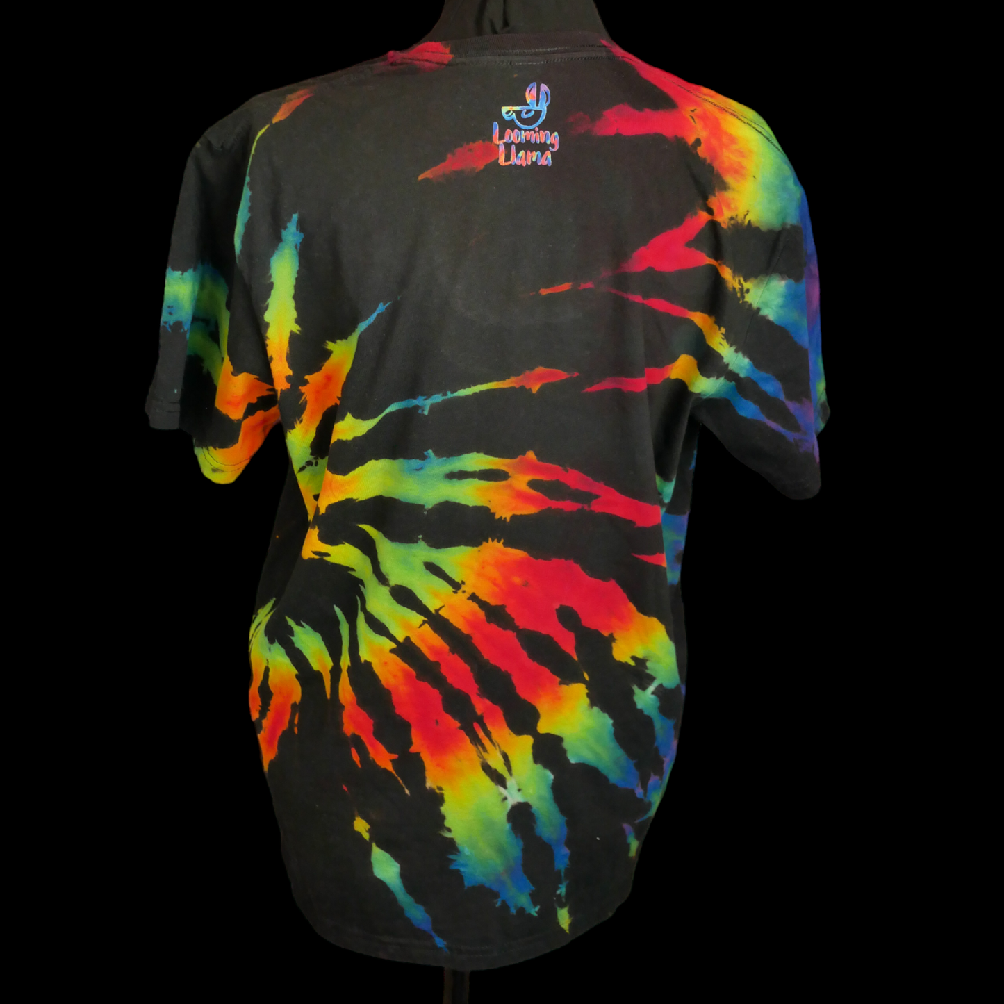 Hand Dyed T-shirt -- Rainbowcore -- Size Large -- Ready to Ship