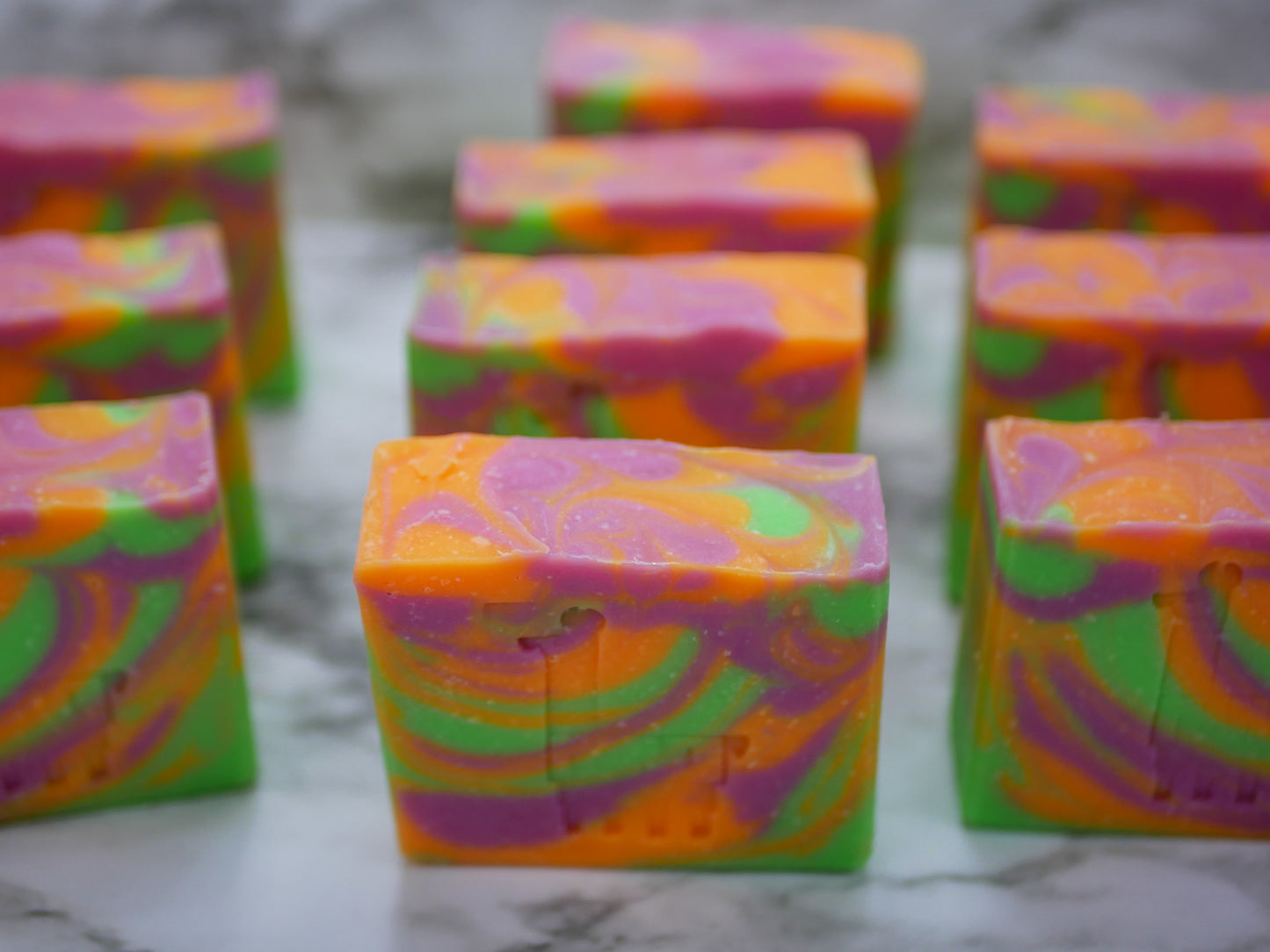 Handcrafted Bar Soap - Rainbow Sherbet