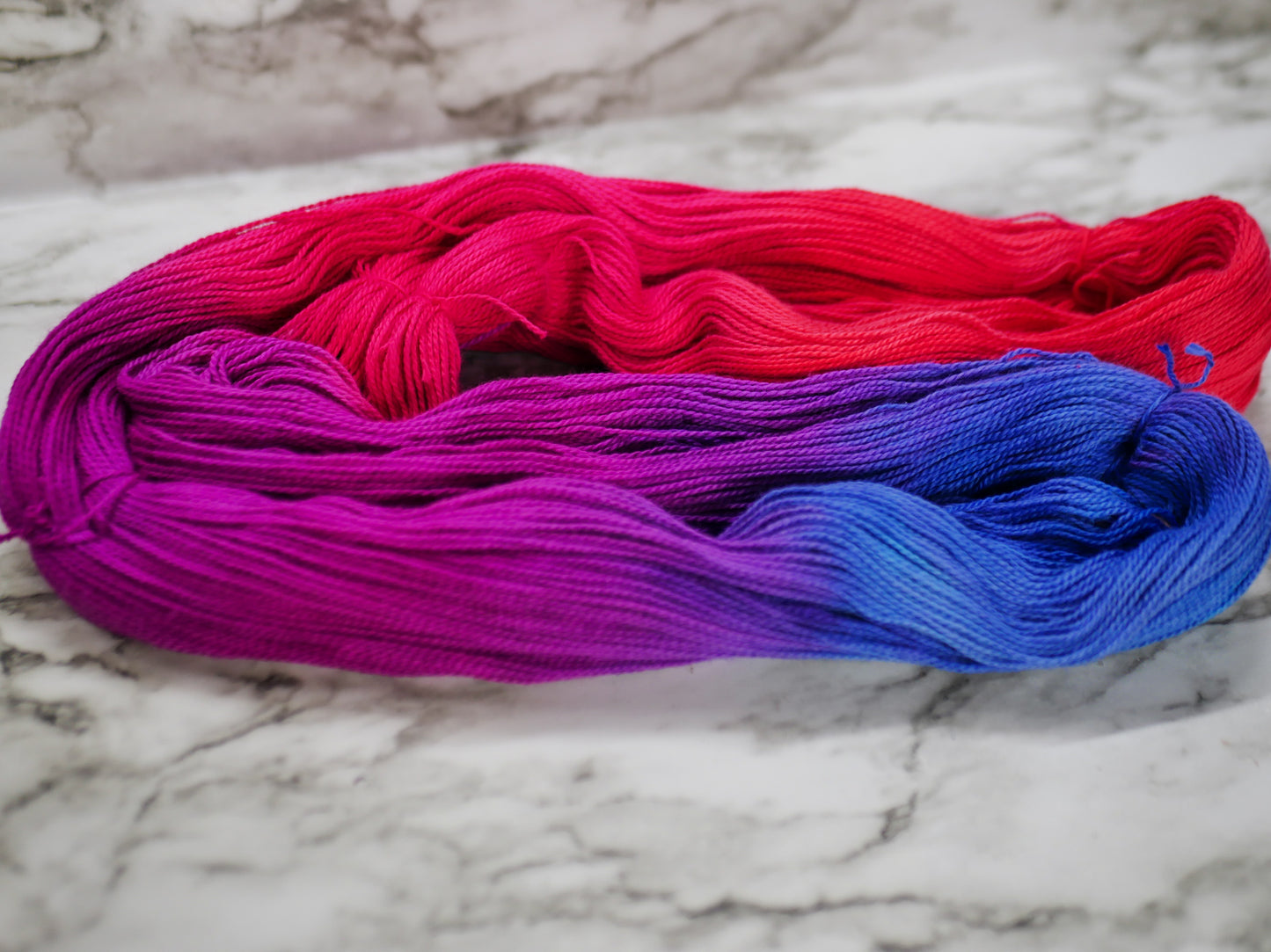 100g Skein - Handpainted Georgia Cotton - Dyed for pooling