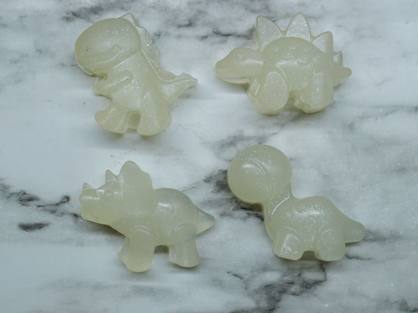 Handcrafted Glycerin Soap - Mini Dinosaurs! Set of 4