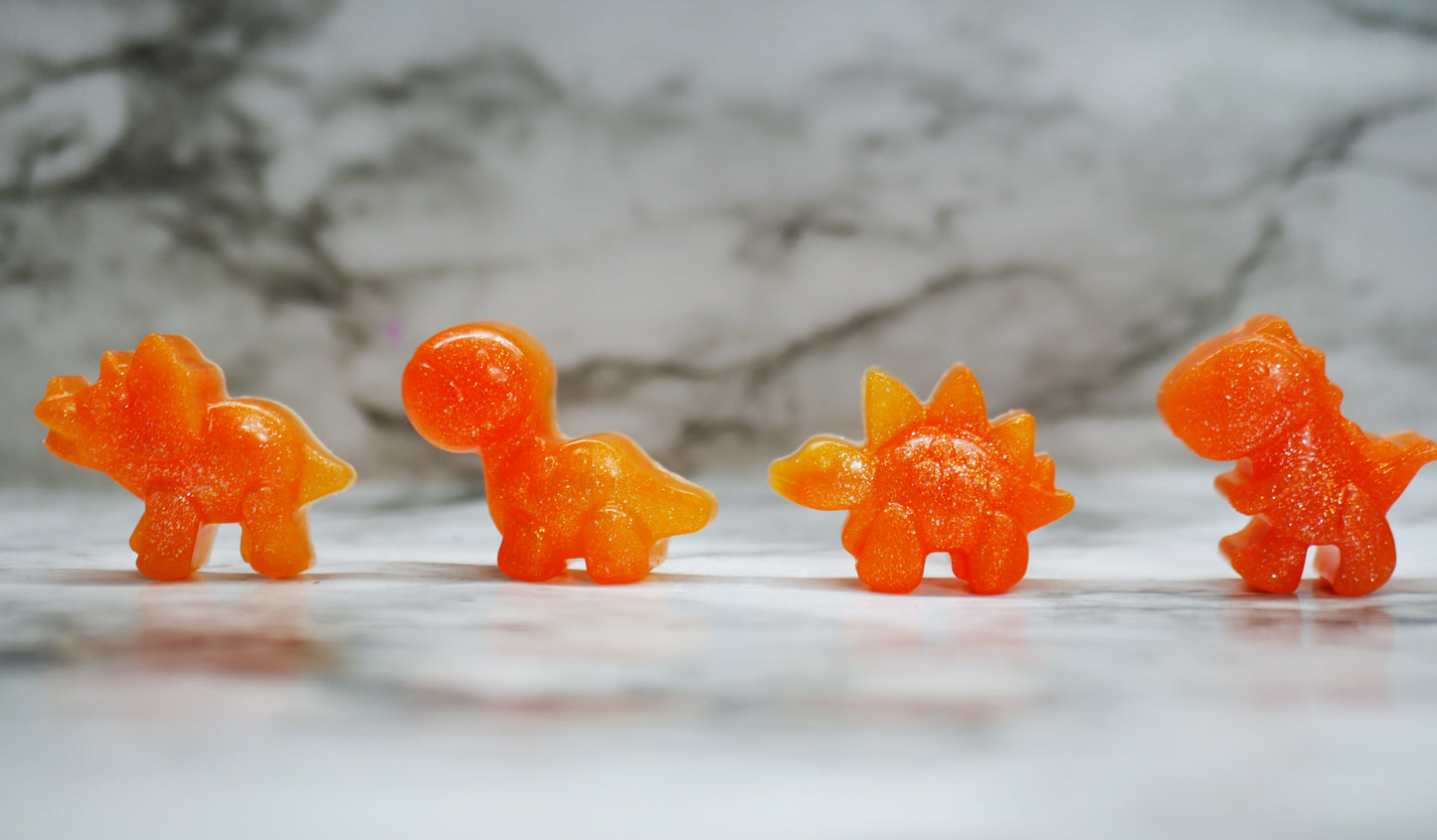 Handcrafted Glycerin Soap - Mini Dinosaurs! Set of 4