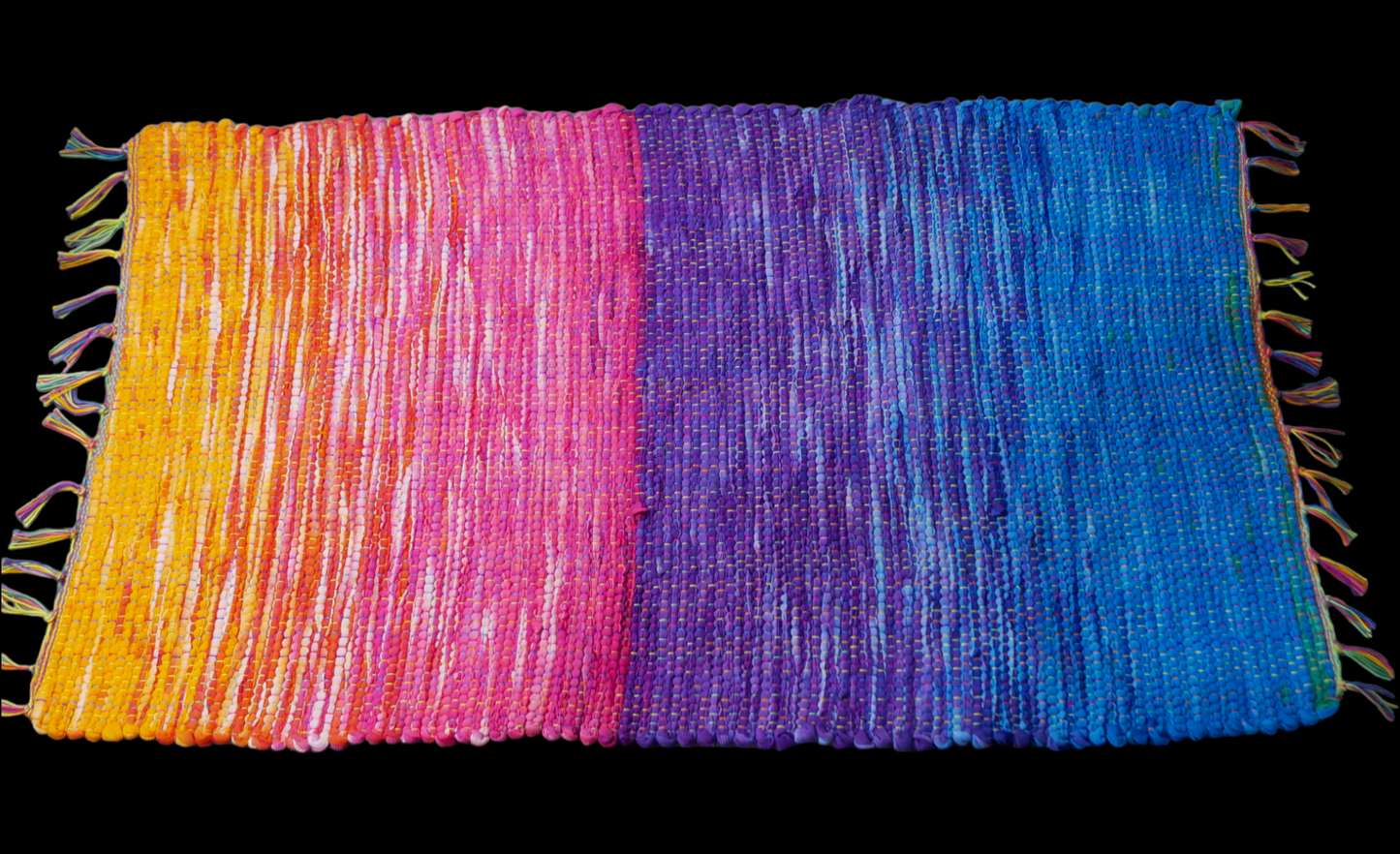 Rag rug - 23 inches x 39 inches