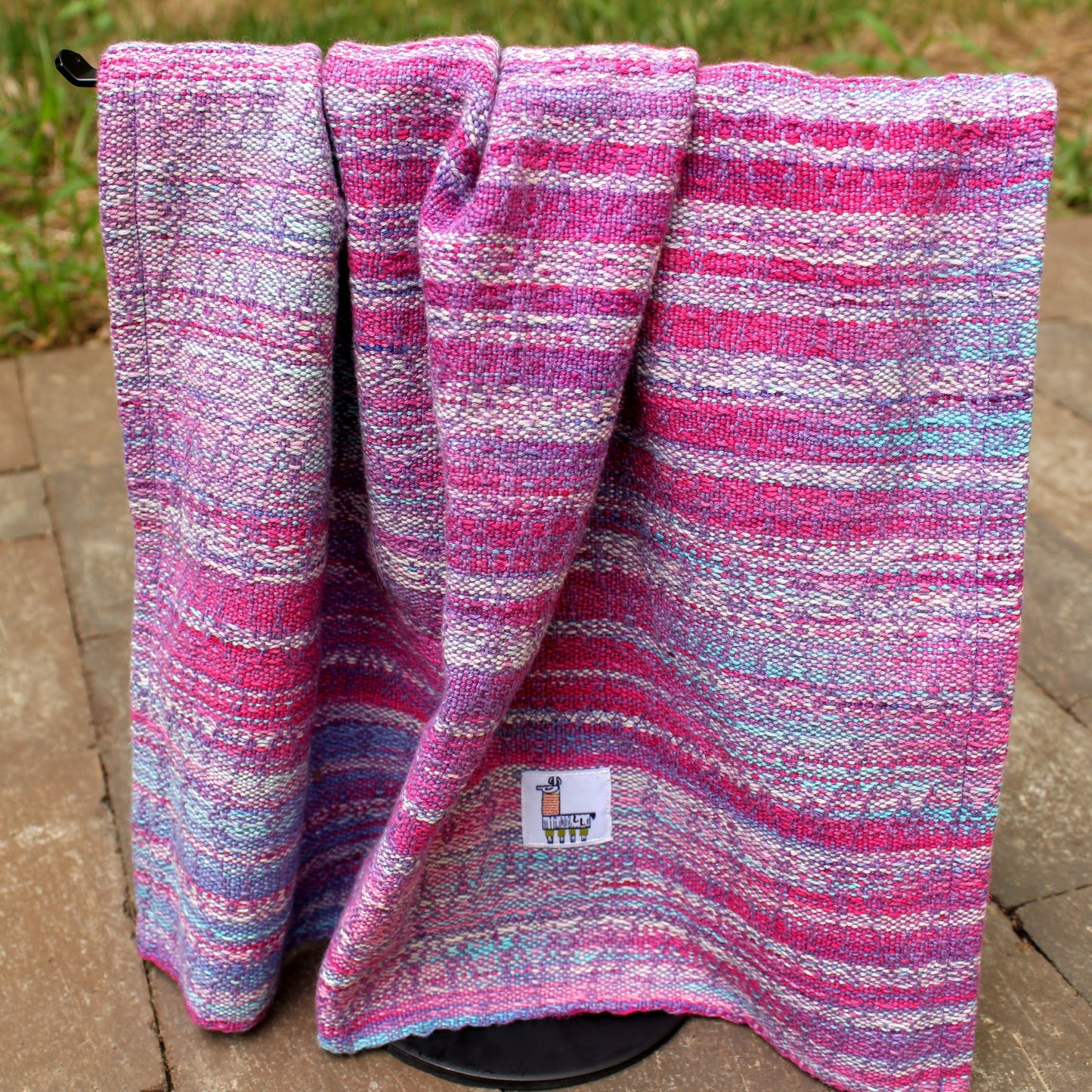 Handwoven Towel - "Cotton Candy"