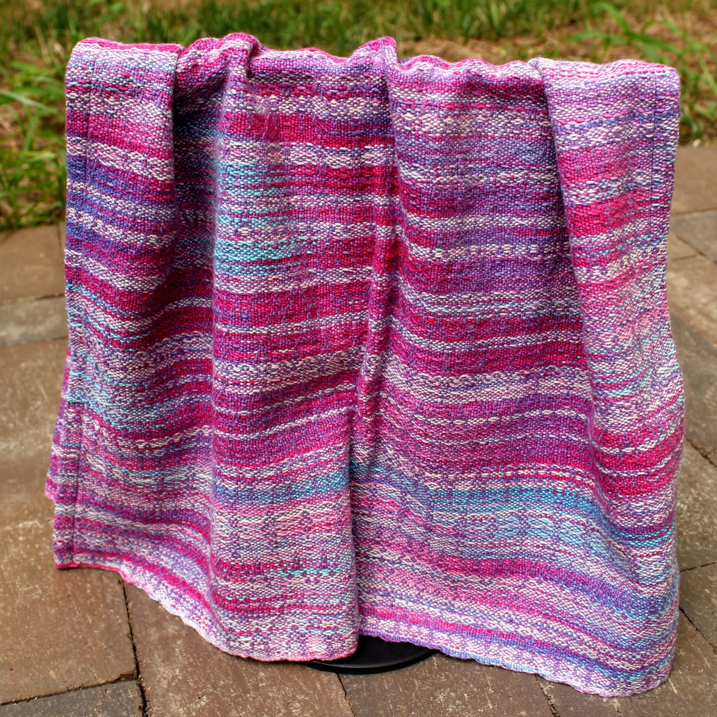 Handwoven Towel - "Cotton Candy"