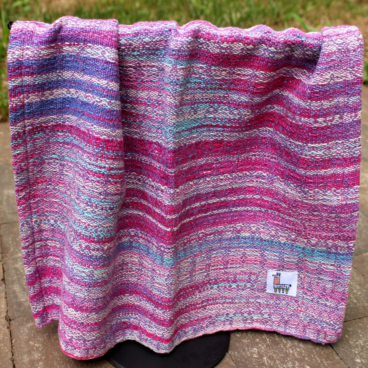 Handwoven Towel - "Cotton Candy"